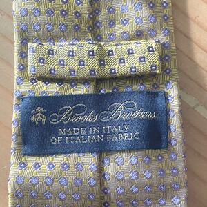 VTG Brooks Brothers‎ Silk Tie Iridescent Purple Micro Geometric Pattern Italy
